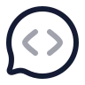 Message Circle Code icon preview