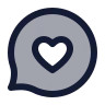 Message Circle Heart icon preview