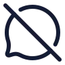 Message Circle Off icon preview