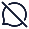 Message Circle Off icon preview