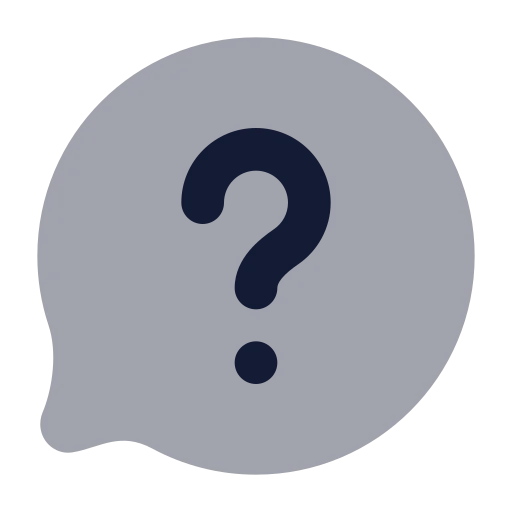 Message Circle Question Mark Icon in Bulk Rounded style