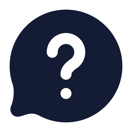 Message Circle Question Mark Icon in Solid Rounded style