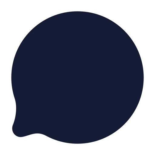 Message Circle Icon in Solid Rounded style