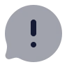 Message Circle Warning icon preview