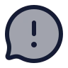 Message Circle Warning icon preview