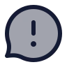 Message Circle Warning icon preview