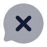 Message Circle X icon preview
