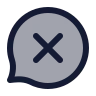 Message Circle X icon preview