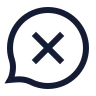 Message Circle X icon preview