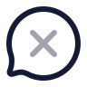 Message Circle X icon preview