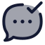 Messagedone icon with duotone standard style