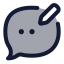 Messageedit icon with duotone rounded style