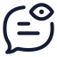 Messagepreview icon with stroke rounded style