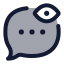 Messagepreview icon with duotone rounded style