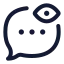 Messagepreview icon with stroke rounded style