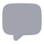 Messagesquare icon with bulk rounded style