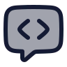 Message Square Code icon preview