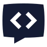 Message Square Code icon preview