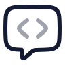 Message Square Code icon preview