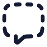 Message Square Dashed icon preview