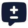 Message Square Diff icon preview