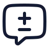 Message Square Diff icon preview