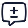 Message Square Diff icon preview