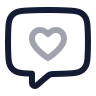 Message Square Heart icon preview
