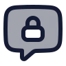 Message Square Lock icon preview