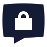 Message Square Lock icon preview