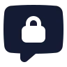 Message Square Lock icon preview