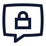 Message Square Lock icon preview