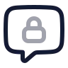 Message Square Lock icon preview