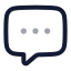 Messagesquaremore icon with twotone rounded style