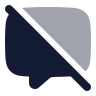 Message Square Off icon preview