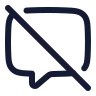 Message Square Off icon preview