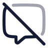 Message Square Off icon preview