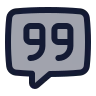 Message Square Quote icon preview