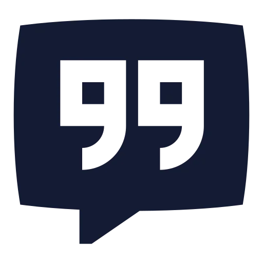 Message Square Quote Icon in Solid Sharp style