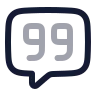 Message Square Quote icon preview