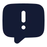 Message Square Warning icon preview