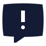 Message Square Warning icon preview