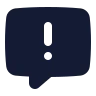 Message Square Warning icon preview