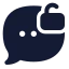 Messageunlock icon with solid standard style