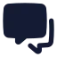 Messagessquare icon with solid standard style