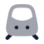 Metro icon with bulk rounded style