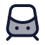 Metro icon with duotone standard style