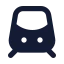 Metro icon with solid standard style