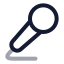 Micvocal icon with twotone rounded style