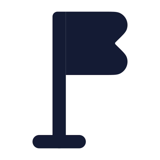 Milestone Icon in Solid Rounded style